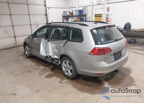 2015 Volkswagen Golf Sportwagen Tdi S 4-Door из США, поврежденный, VIN 3VWCA7AU9FM508328